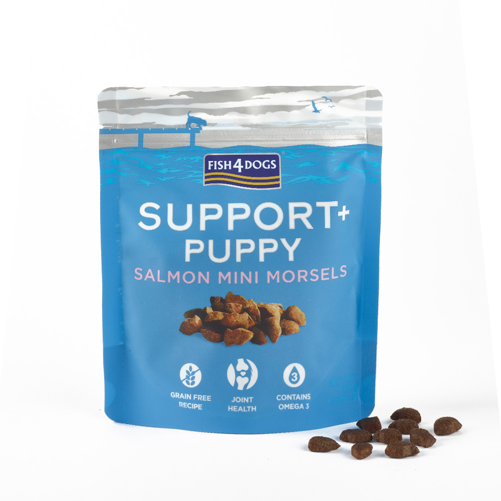 【倆寶貝精品館】海洋之星FISH4DOGS 機能強化魚餅-關節(幼犬) 150gｘ２入《效期2026/06/25》, , large