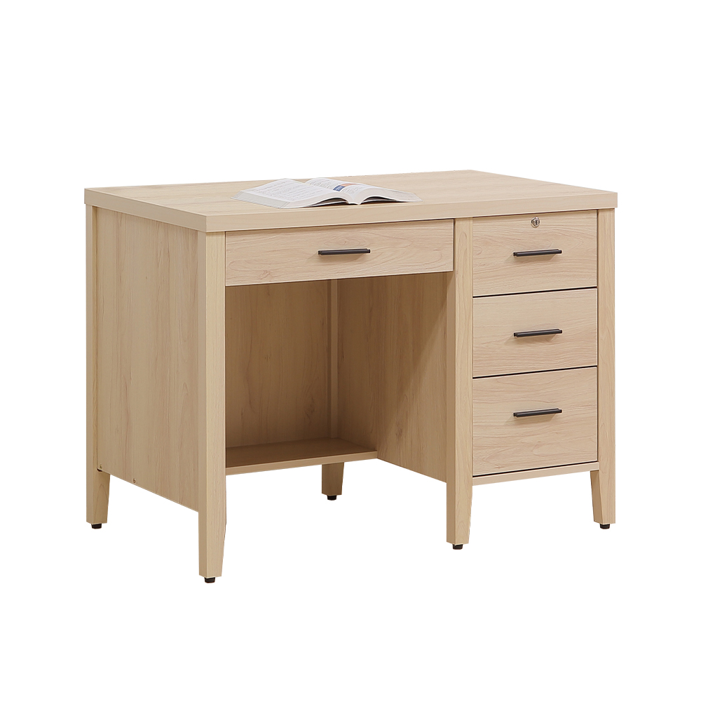 【唯熙傢俱】菲利楓木色3.5尺書桌, , large