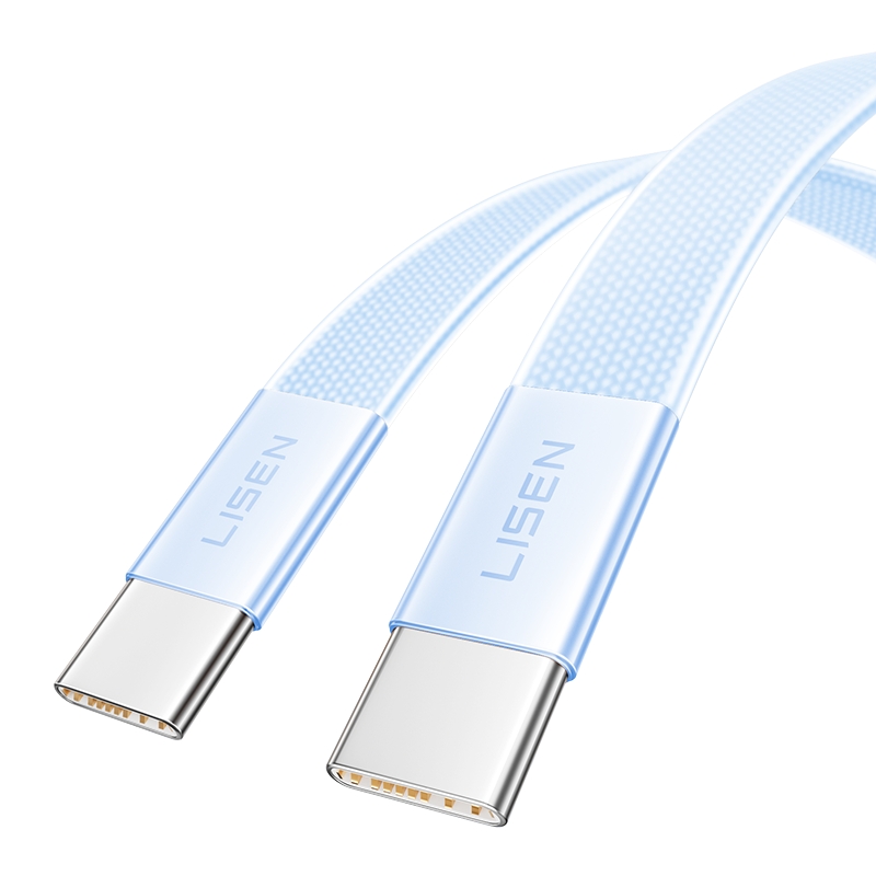 【LISEN】L601 AIR CABLE SERIES C TO C 60W 100cm BLUE, , large