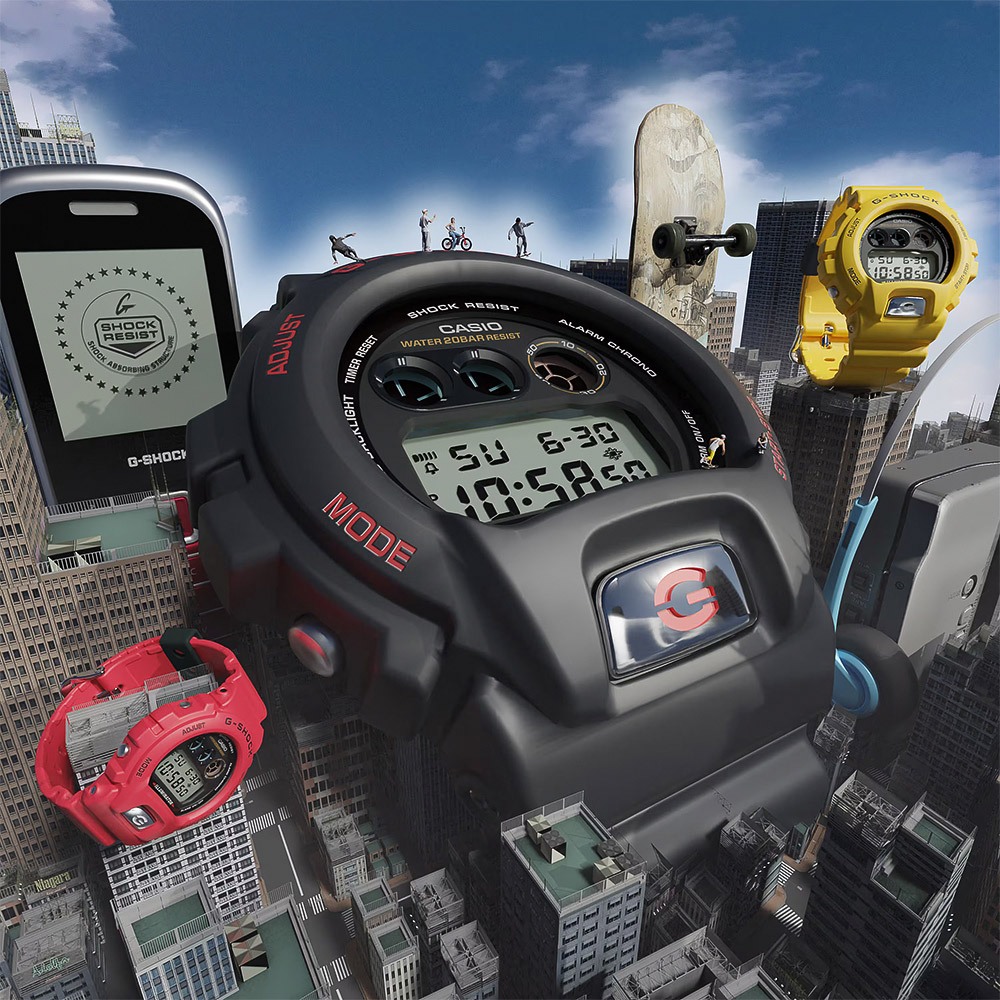 CASIO 卡西歐 G-SHOCK 30周年紀念版 電子錶 手錶-黃 DW-6900TR-9, , large