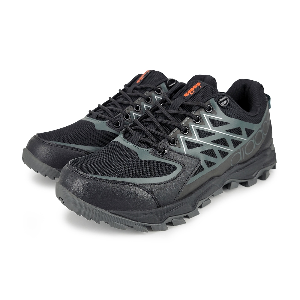 DIADORA迪亞多那 山林防水越野男鞋 男運動鞋 登山鞋 寬楦 高腳背 防潑水 緩震 排濕 耐磨 防滑 黑綠 黑黃, , large