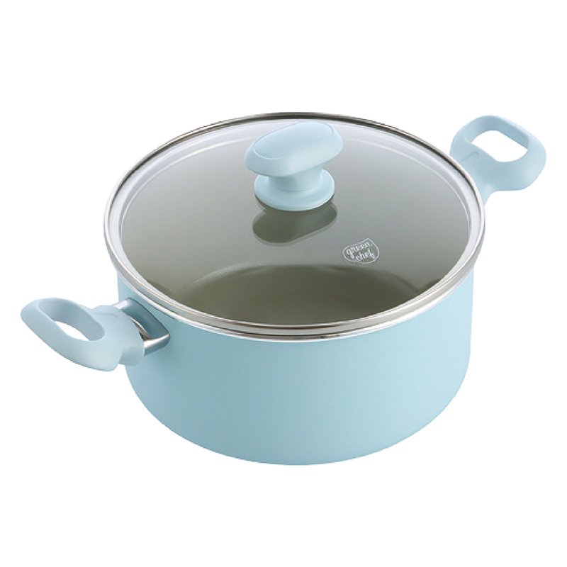 GreenChef Sandstone Cvd Casserole 20cm, , large