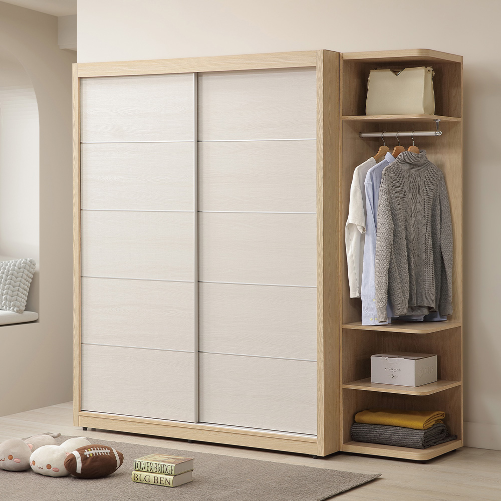 【唯熙傢俱】雷莎原木色1.3尺角邊櫃, , large