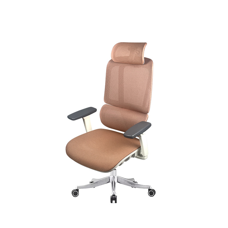 Orange ergonomic chair, , large