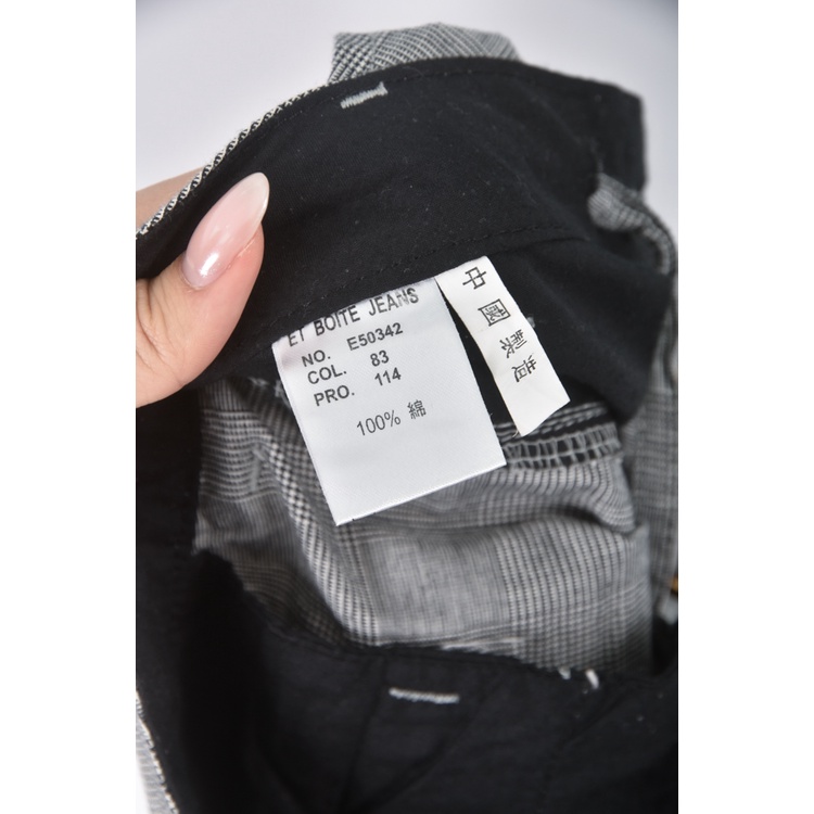 (L) 棉質純棉灰色短褲二手衣, , large