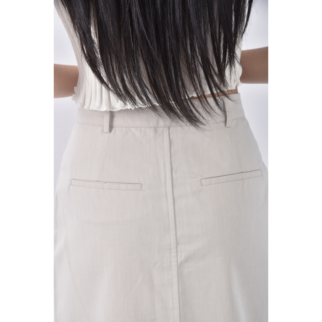 (S) juyl質感西裝杏色長裙二手衣, , large