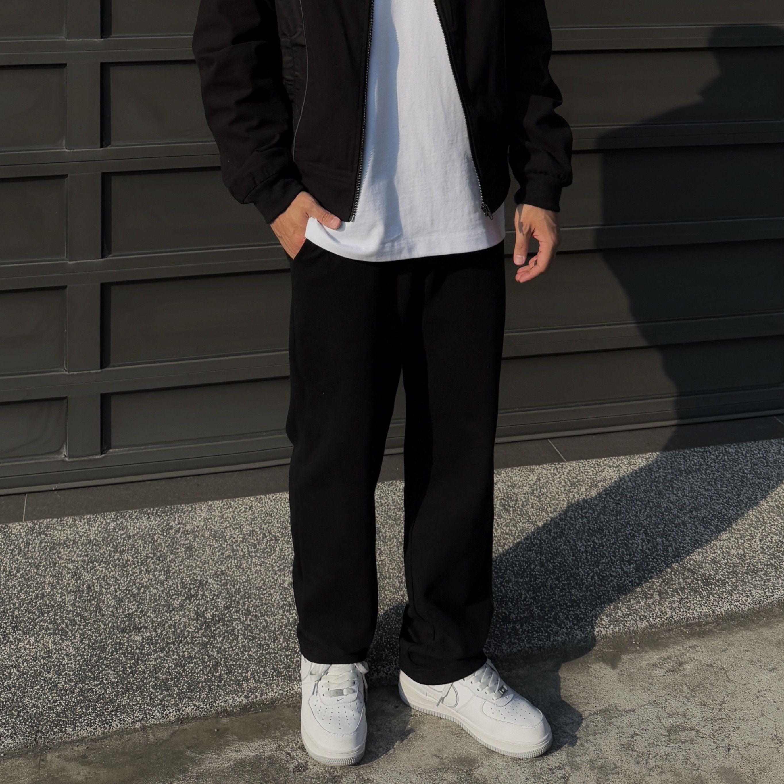 類比-斜紋直筒褲, , large