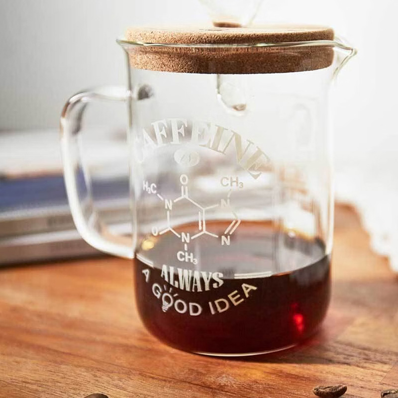 Laboratory Beaker Mug (with Cork Lid), , large