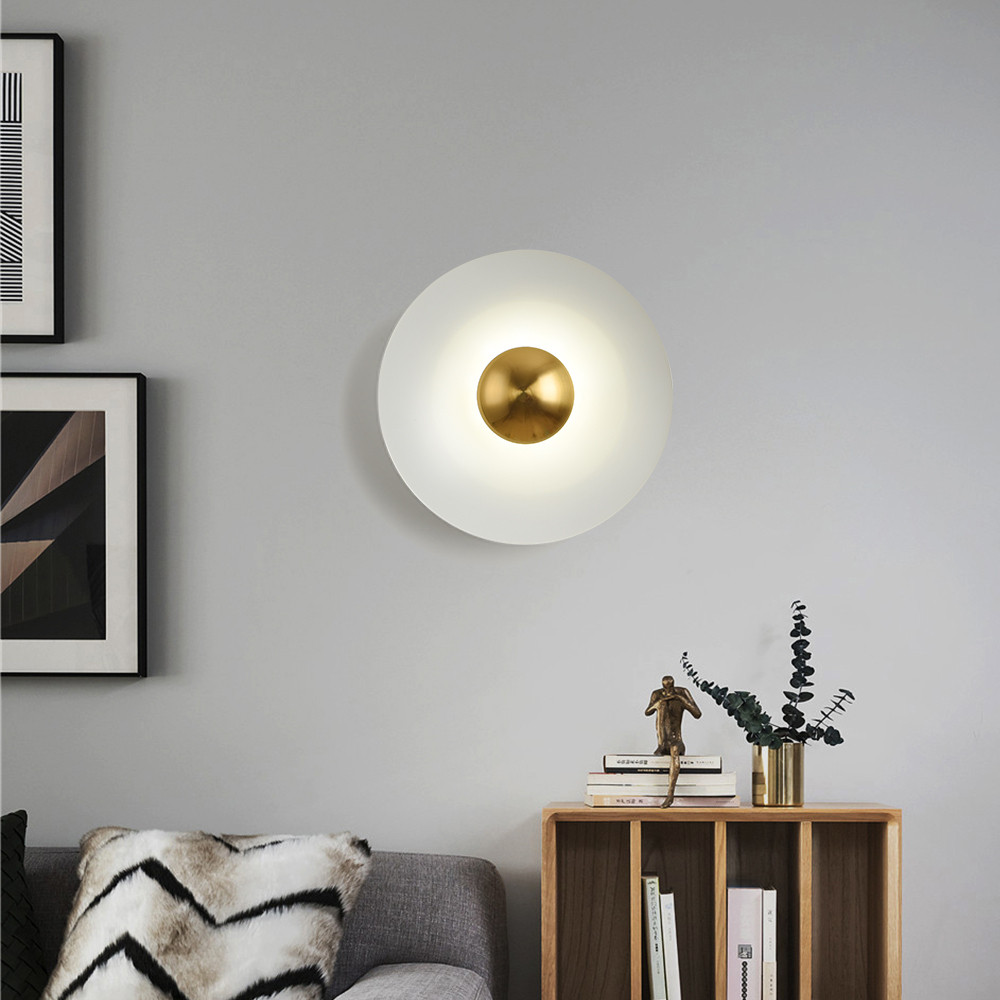 【H&R安室家】 LED白玉盤壁燈 ZA0255, , large