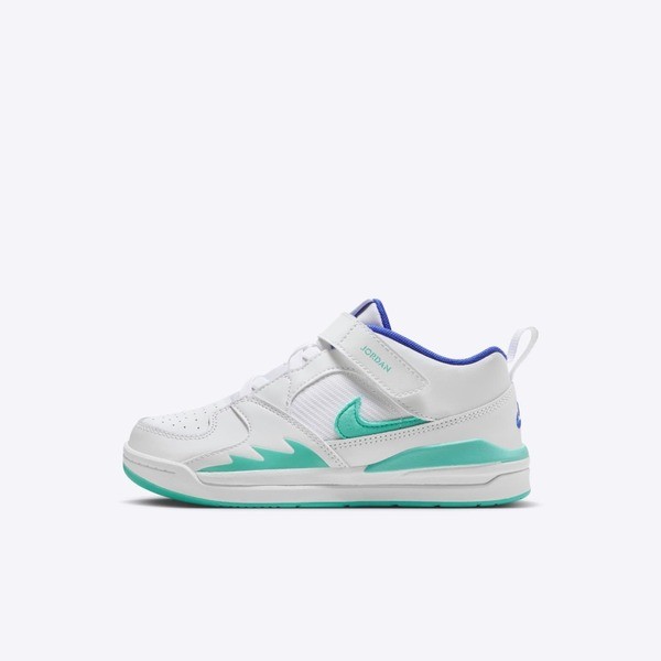 [Kixpress] Nike Jordan Stadium 90 SE PS 中童 籃球鞋 運動鞋 魔鬼氈 白綠 [HJ3518-100], , large
