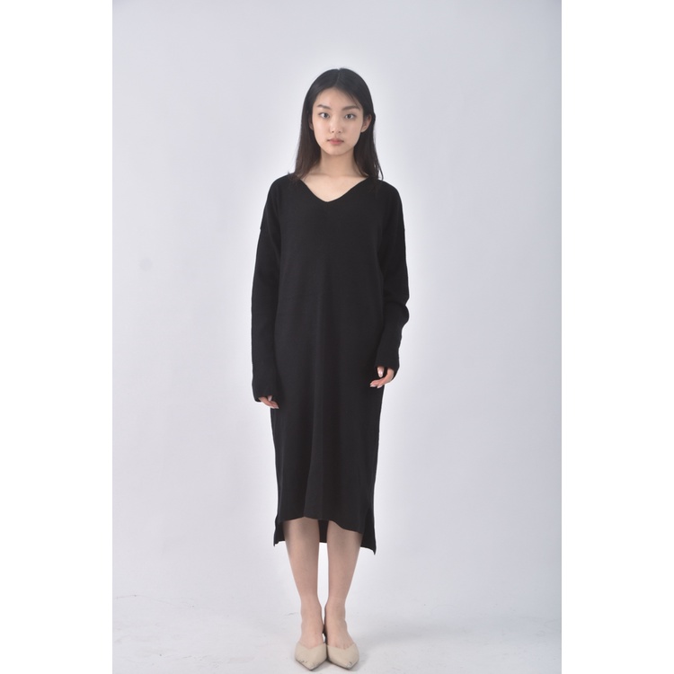 (XL) rekayyatv領黑色洋裝二手衣, , large