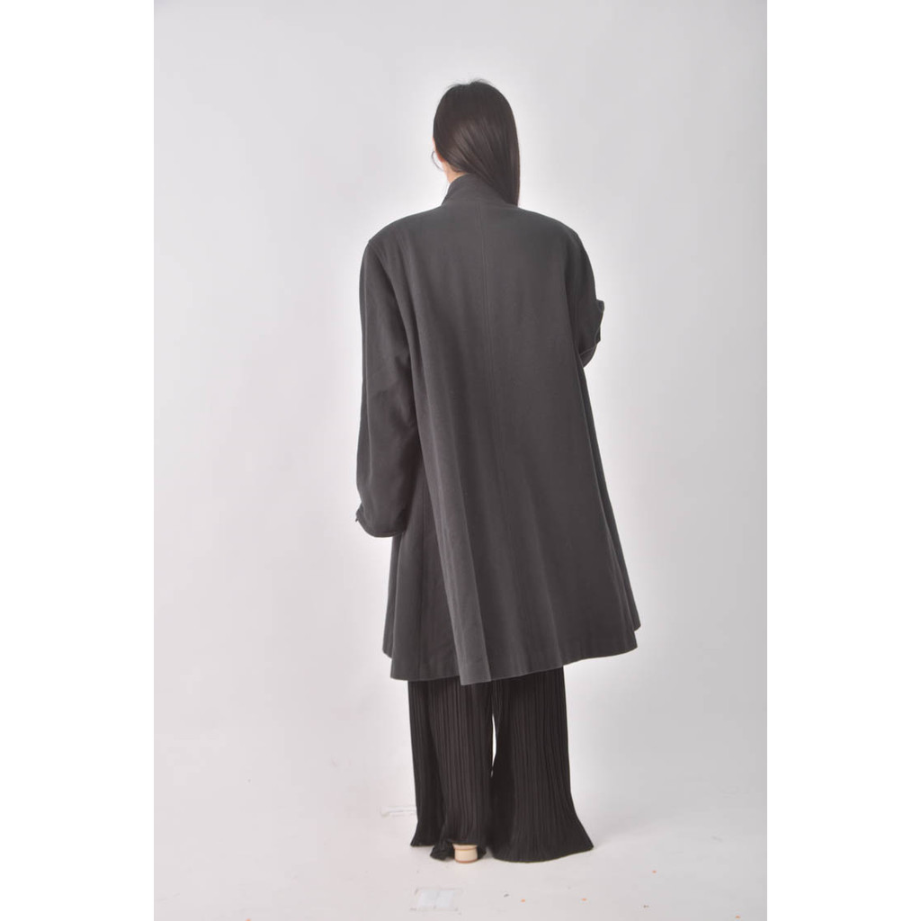 (S) robert noble義大利品牌斜釦綠色外套二手衣, , large