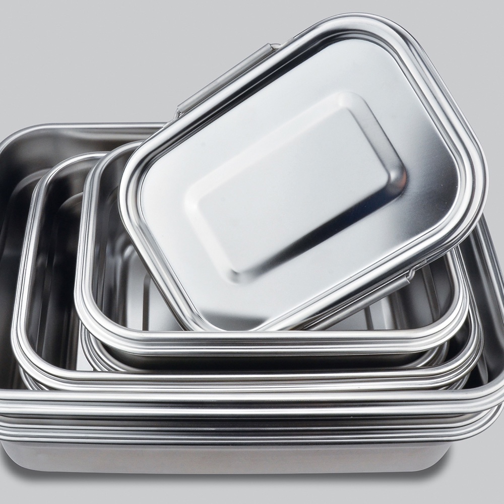 CLARE 可蕾爾 白金鋼316不鏽鋼保鮮盒組七件組密封保鮮盒便當盒-Leidea樂德兒, , large