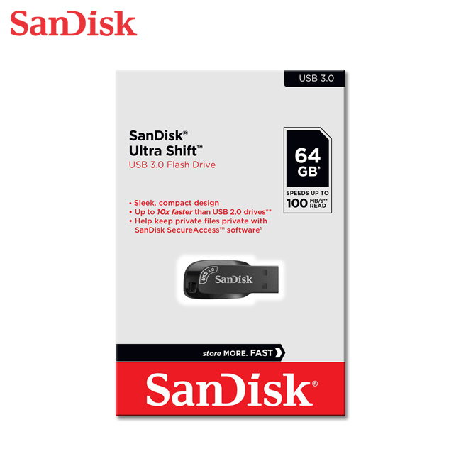 SanDisk CZ410 Ultra Shift 64G USB 3.0, , large