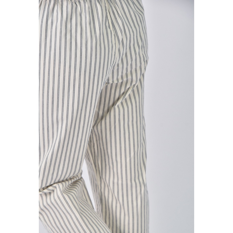 (L) uniqlo高腰質感棉質純棉白色長褲二手衣, , large