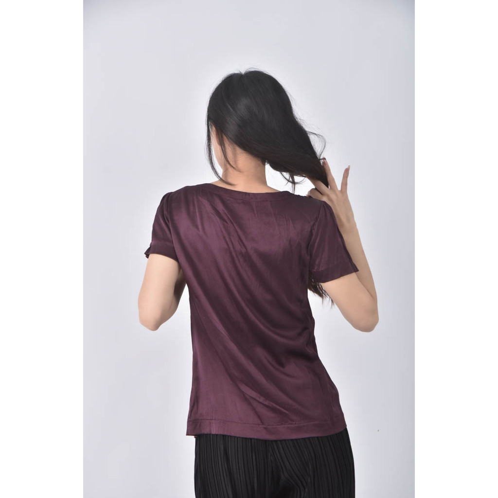 (S) 紫色短袖上衣二手衣, , large