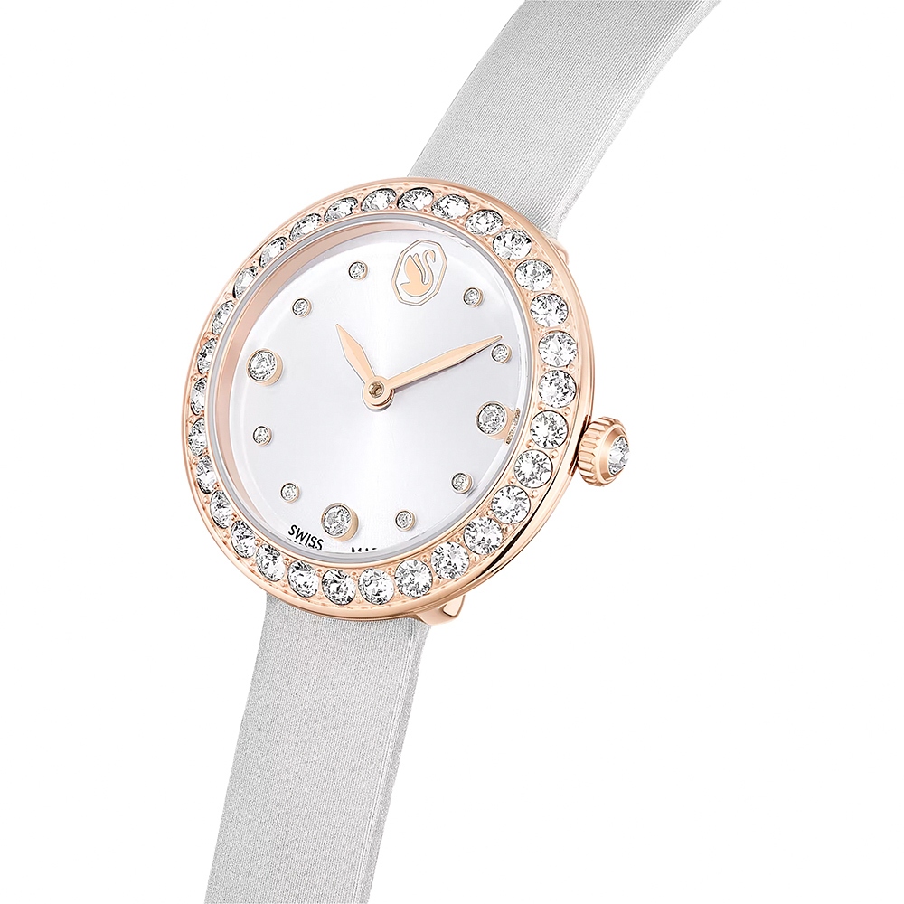 SWAROVSKI 施華洛世奇 Matrix Tennis 水晶錶圈手錶 女錶-30mm 送禮推薦 5710105, , large