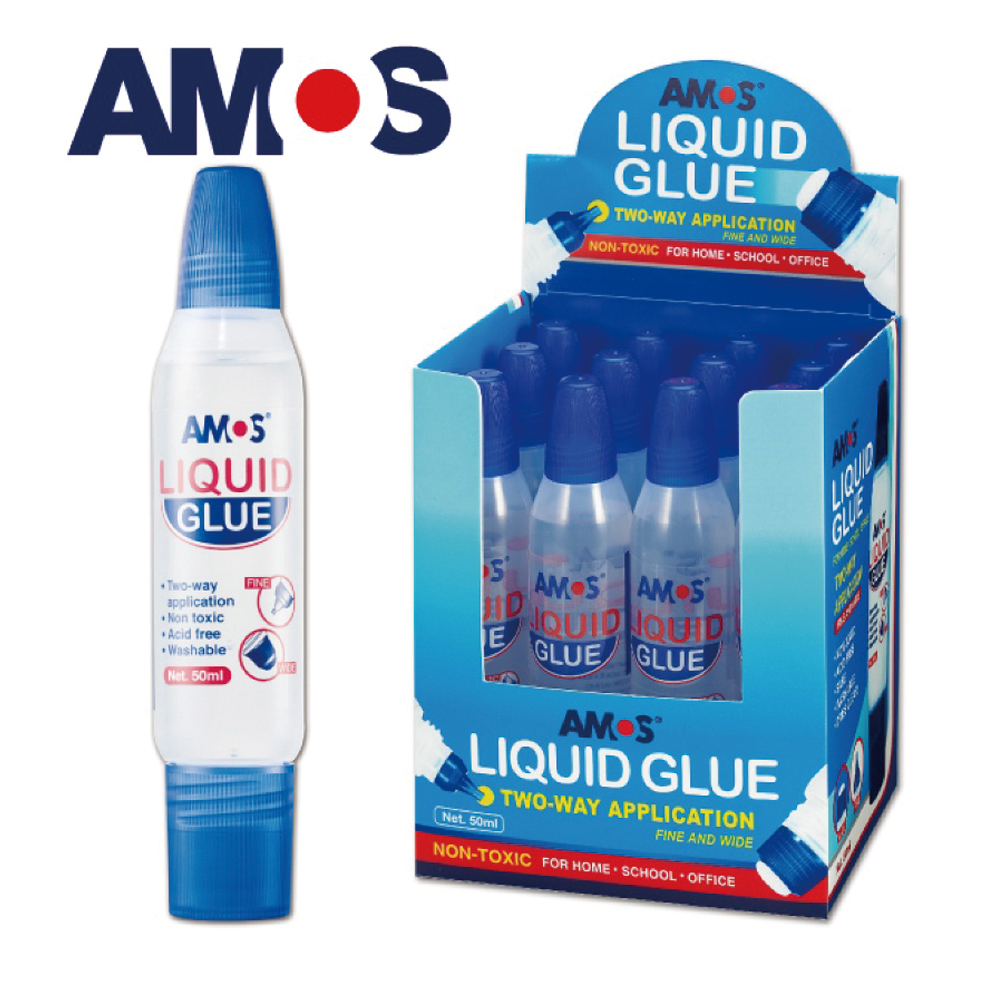 【韓國AMOS】50ml雙頭膠水x12支裝/盒, , large
