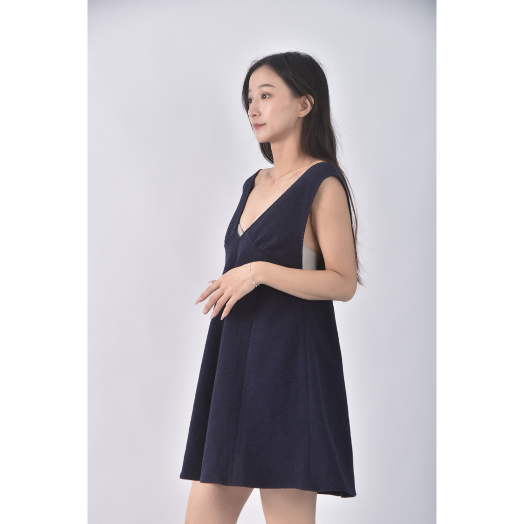 (S) pscompany寬擺藍色洋裝二手衣, , large