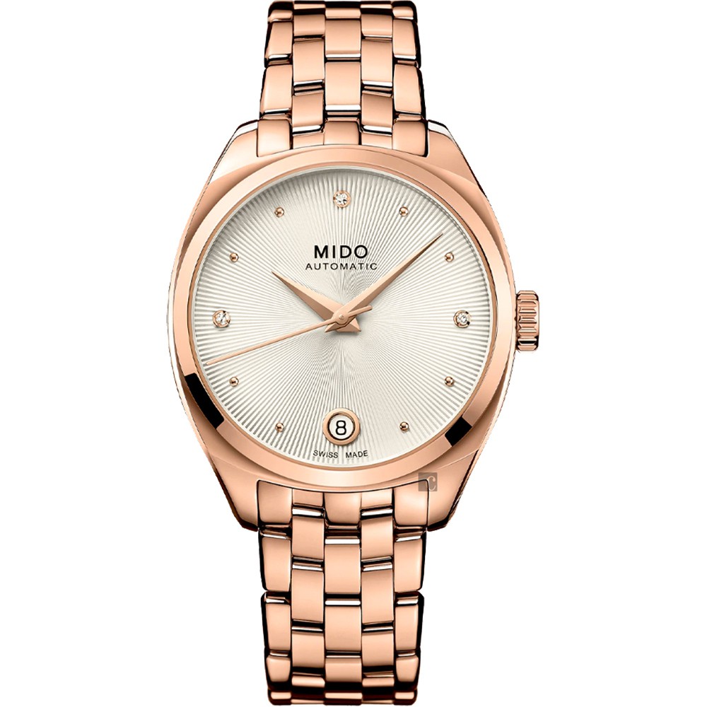 MIDO 美度 Belluna 皇室真鑽機械女錶-33mm M0243073303600