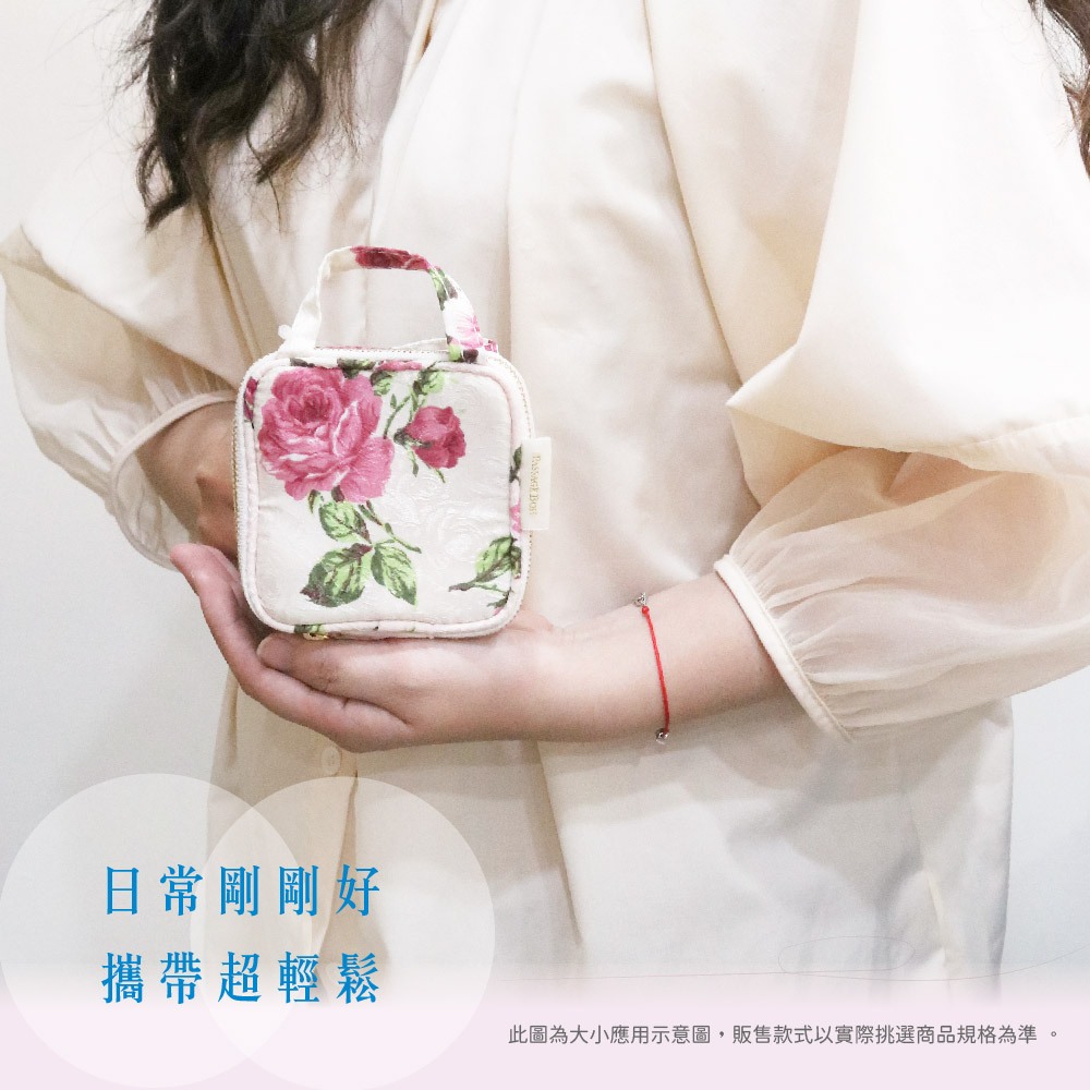 日本製 【Passage Bois】緹花 首飾收納包, , large