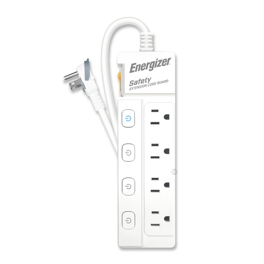 ENERGIZER 勁量 按壓式開關 延長線 5開3孔4座 1.8米 EPB-534L6, , large