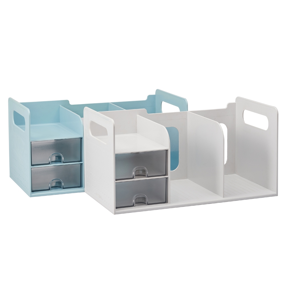 【FLYING 雙鶖】超大型創新書架 (附整理盒) 薄荷藍, , large