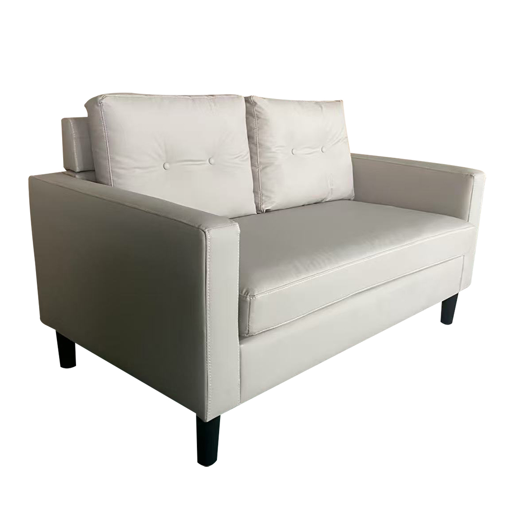 【Hampton 漢汀堡】安得烈皮面雙人沙發-卡其色, , large