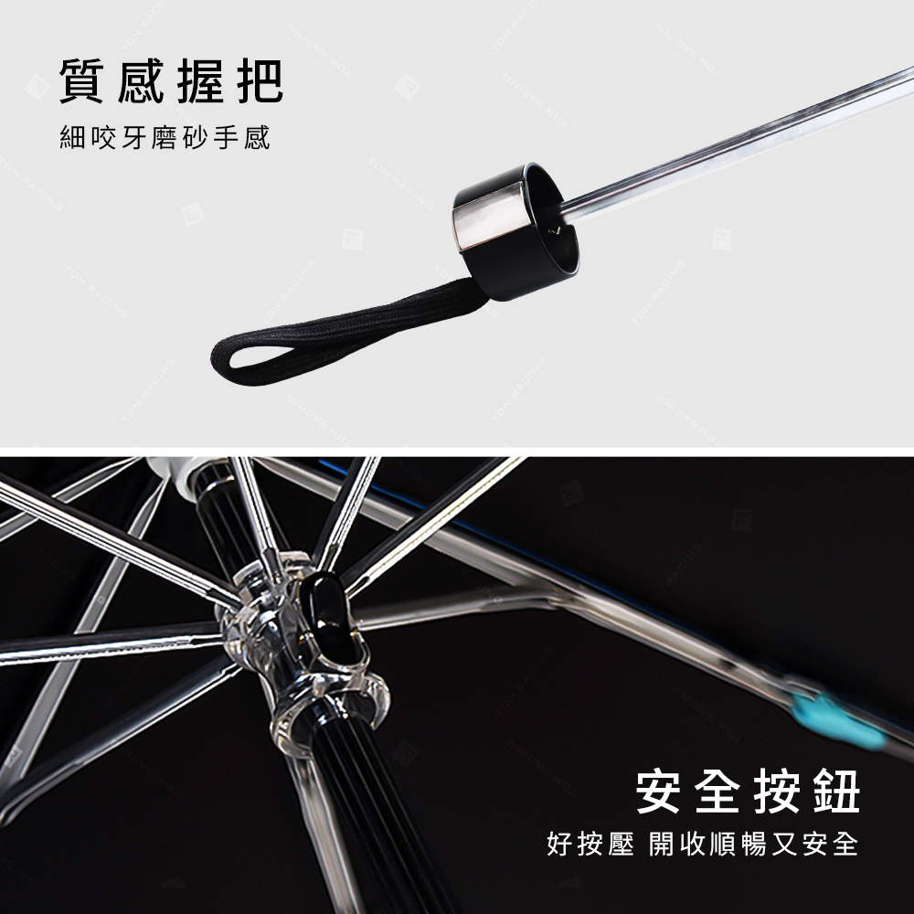 [TDN]植物語超輕易開收三折傘抗UV晴雨傘(防風防曬陽傘B7617D)嫩綠, , large
