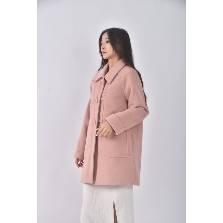 (M) 質感兩件式粉色外套二手衣, , large