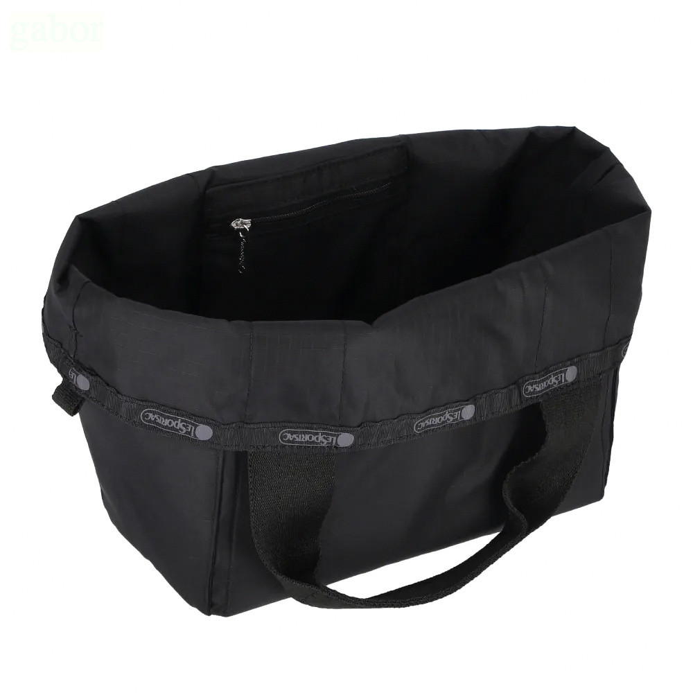 Lesportsac Small Reversible Pocket Tote 小型雙面托特包 送禮-永恆黑, , large