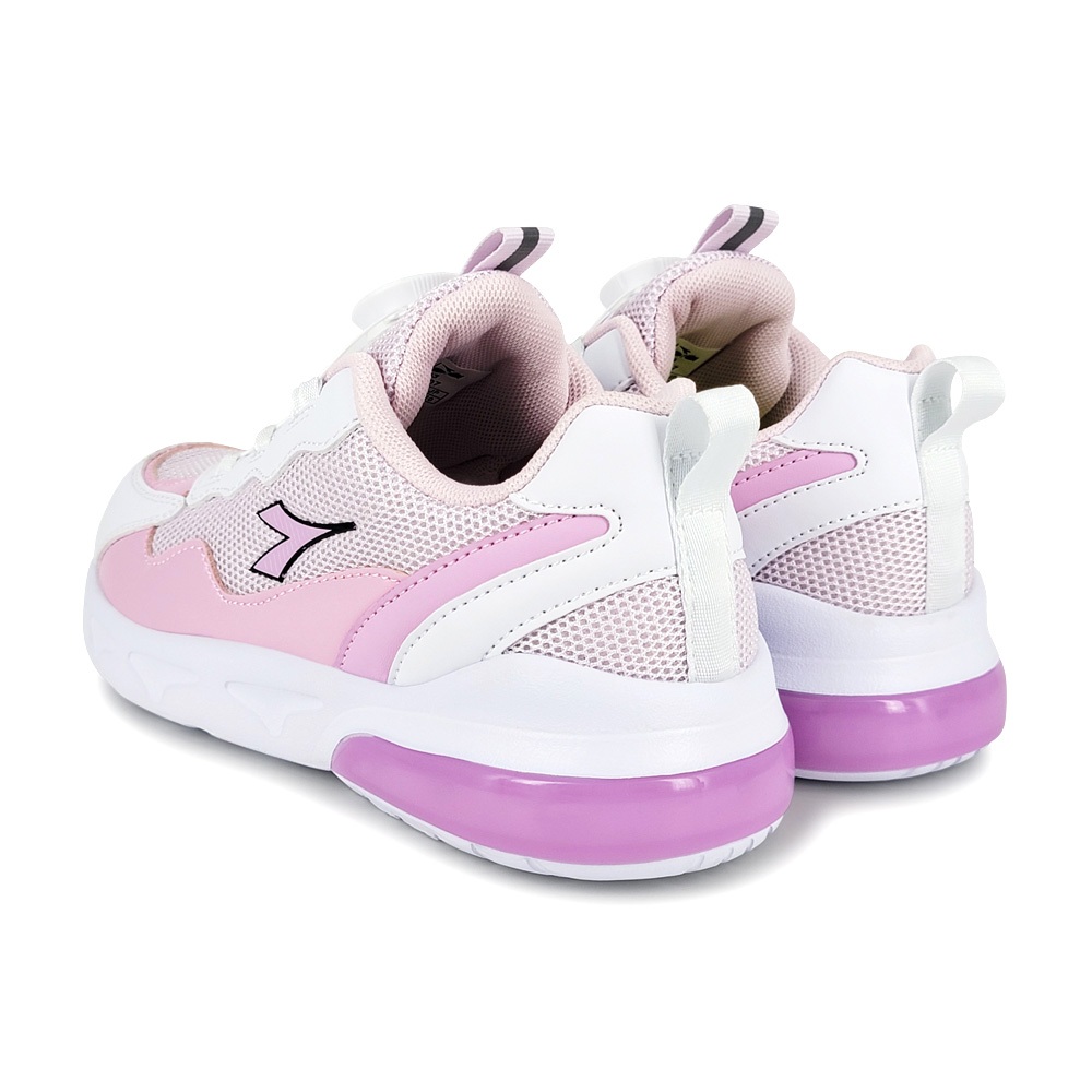 DIADORA迪亞多那 酷炫閃燈兒童跑鞋 童運動鞋 童鞋 時尚 閃亮 炫光 寬楦 康特杯 健康鞋墊 止滑 黑 藍 粉 紫, , large