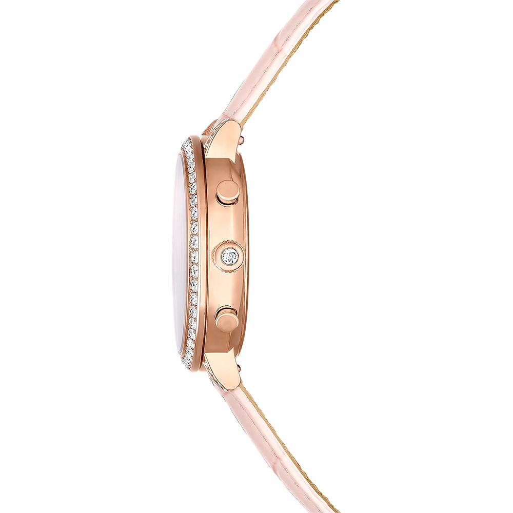 SWAROVSKI 施華洛世奇 Matrix Tennis Chrono水晶三眼計時手錶 女錶-36mm 5698300, , large