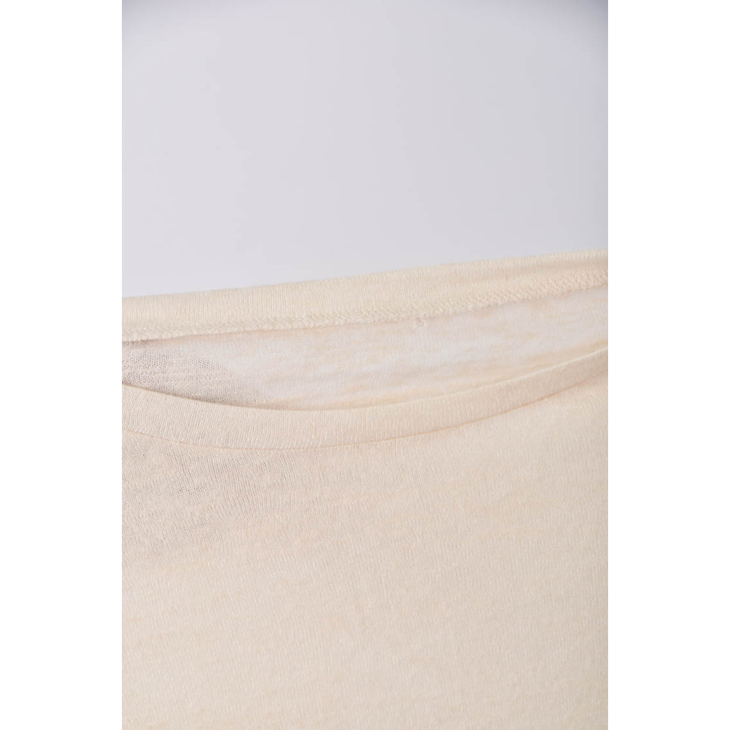 (2XL) 透紗白色長袖上衣二手衣, , large
