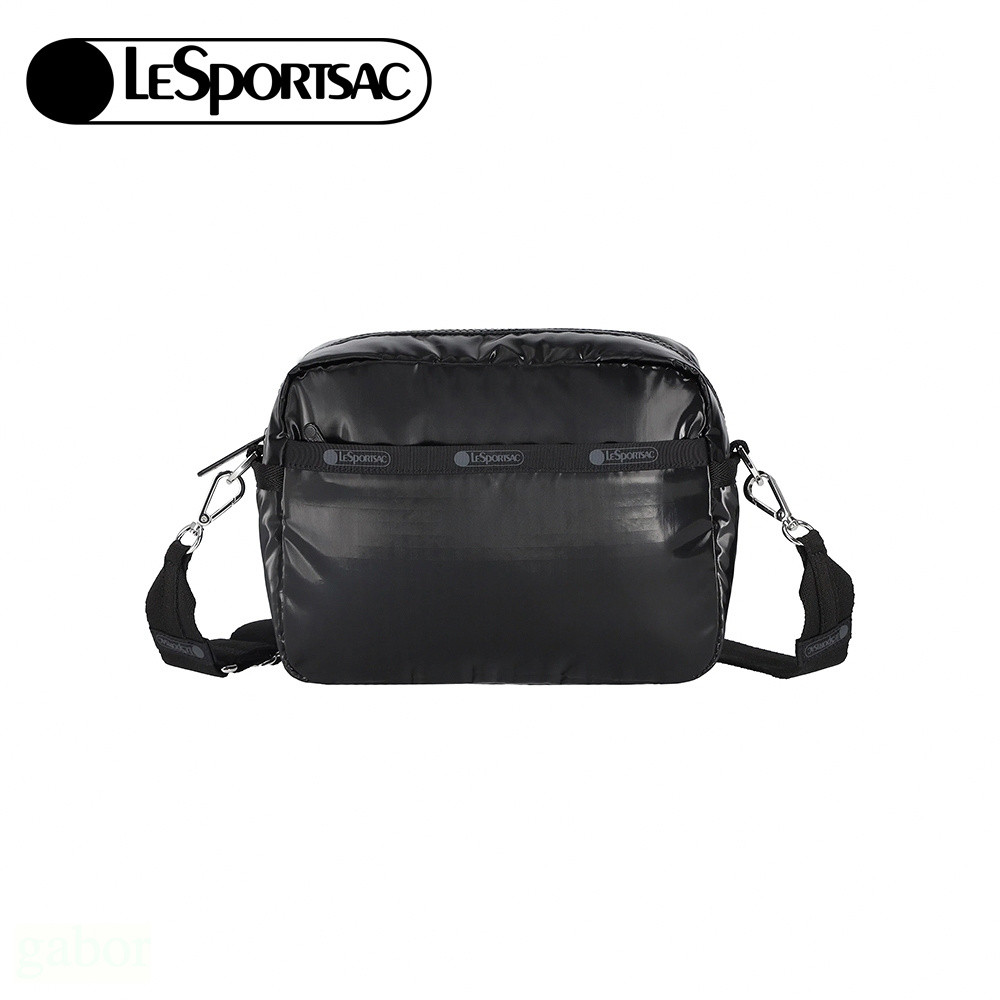 LeSportsac Deluxe Crossbody 拉鍊斜背包 送禮首選-閃耀黑, , large