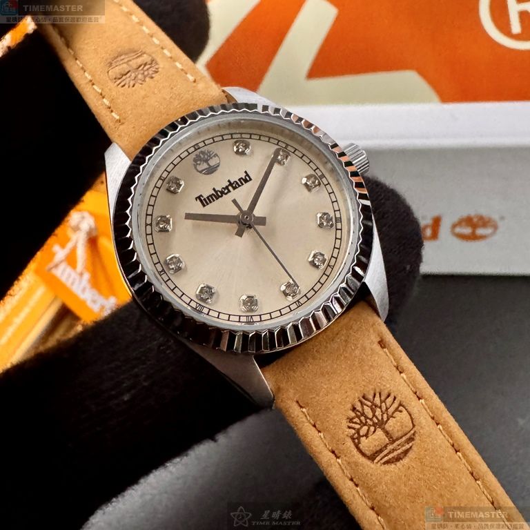 [星晴錶業]新品牌手錶,28mm,TL57199古銅色錶面銀錶殼咖啡色真皮皮革錶帶款, , large