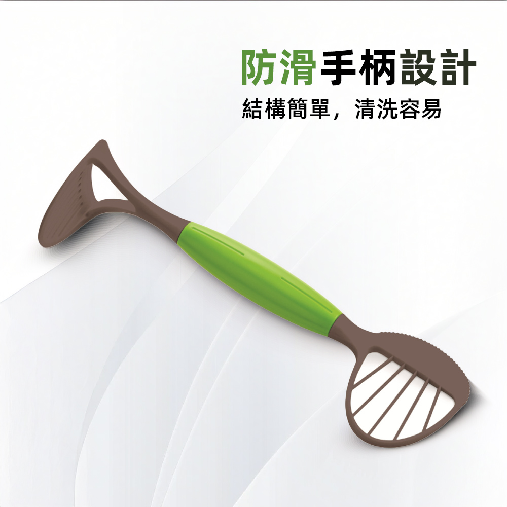 【上手家居】酪梨刀 綠色(酪梨/酪梨切片器/牛油果/水果刀), , large