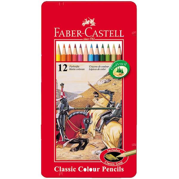 FABER-CASTELL輝柏 紅色系 油性彩色鉛筆-12色(115844), , large