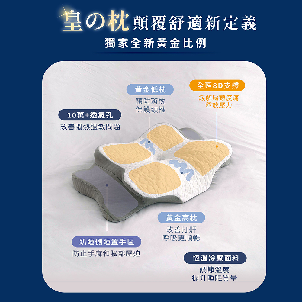 [ Pure Sleep ] OYASUMI Premium Emperor Pillow, , large