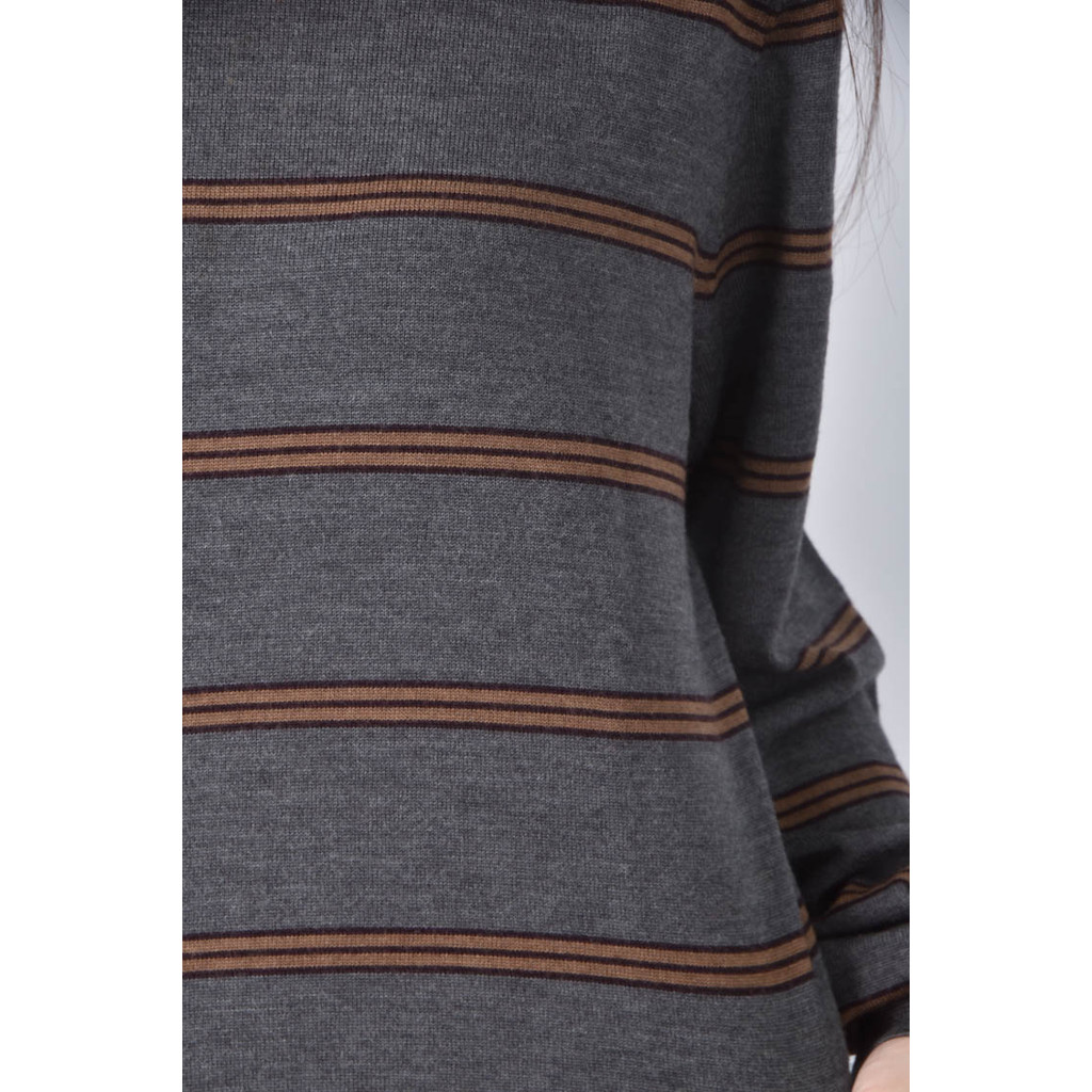 (S) brooks brothers羊毛純羊毛灰色長袖上衣二手衣, , large