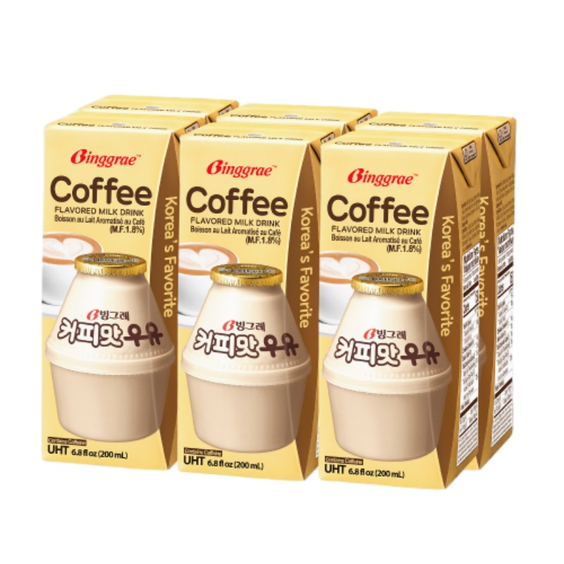 Binggrae咖啡牛奶(保久調味乳)200ml, , large