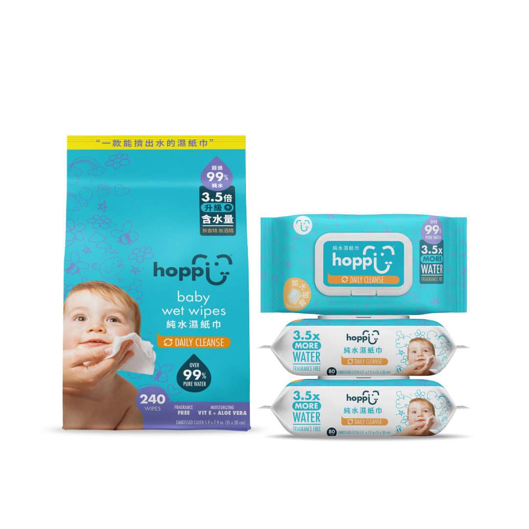 Water Wipes - 80s pack(3-in-1 Bundle , , large