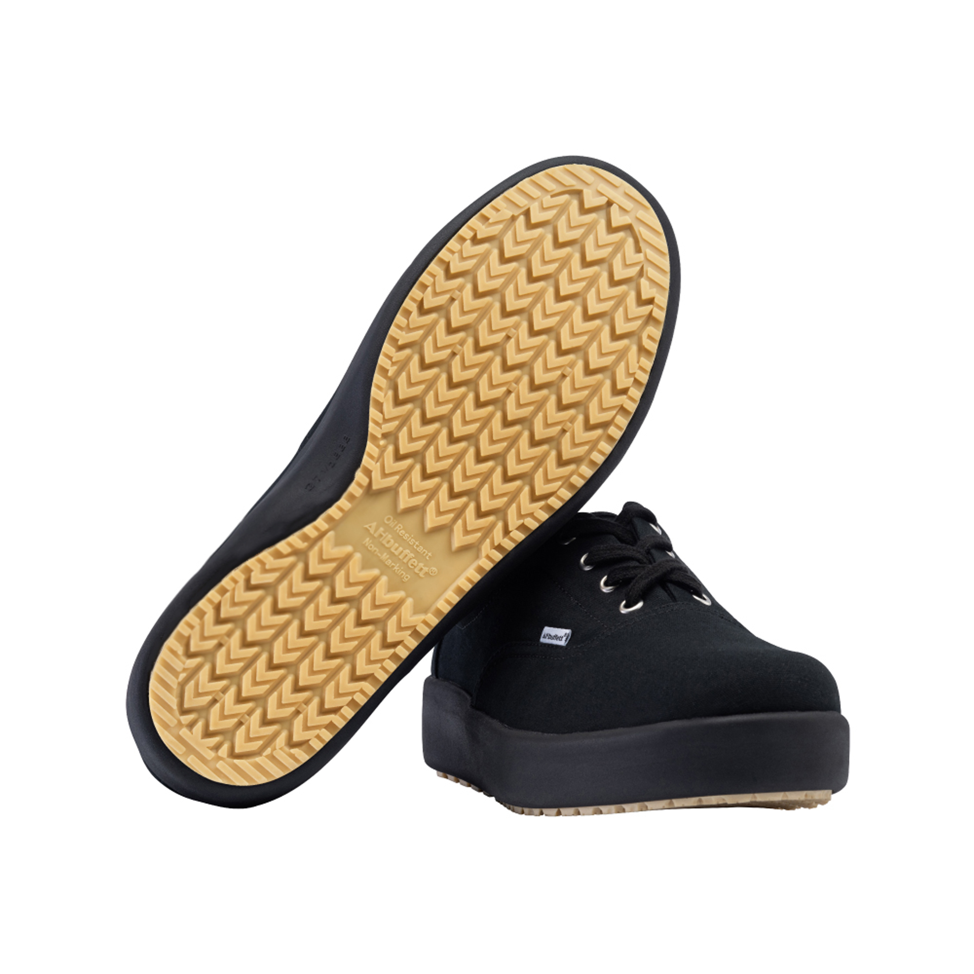 【AHbuffett防滑鞋】AH-26 防潑水帆布鞋 防滑 休閒 帆布鞋 EVA鞋底 寬楦 防潑水 懶人鞋 氣墊腳感 止滑鞋, , large