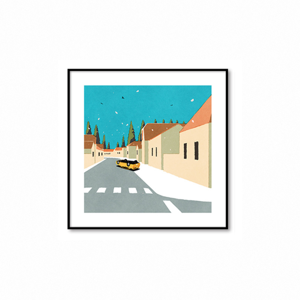 【上手家居】旅途插曲晶瓷掛畫 30*30cm-反轉乾坤(裝飾畫/風景掛畫/客廳掛畫/壁畫/玄關掛畫/晶瓷畫), , large