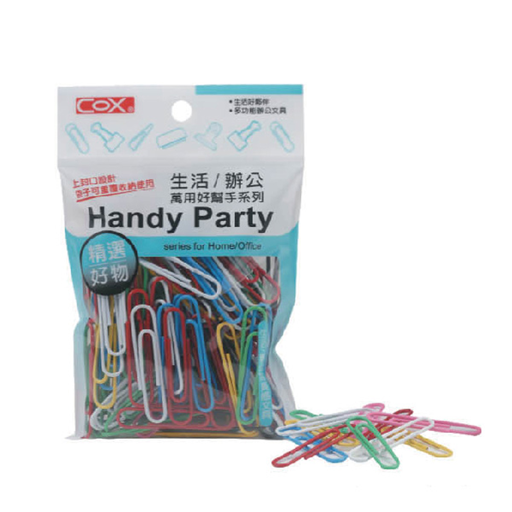 【COX 三燕】50mm 彩色 迴紋針 12包/組 HB-500, , large