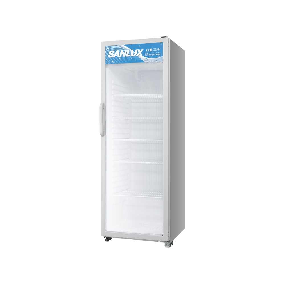 SANLUX Taiwan SANYO 400L Upright Refrigerated Display Cabinet SRM-410RA, , large