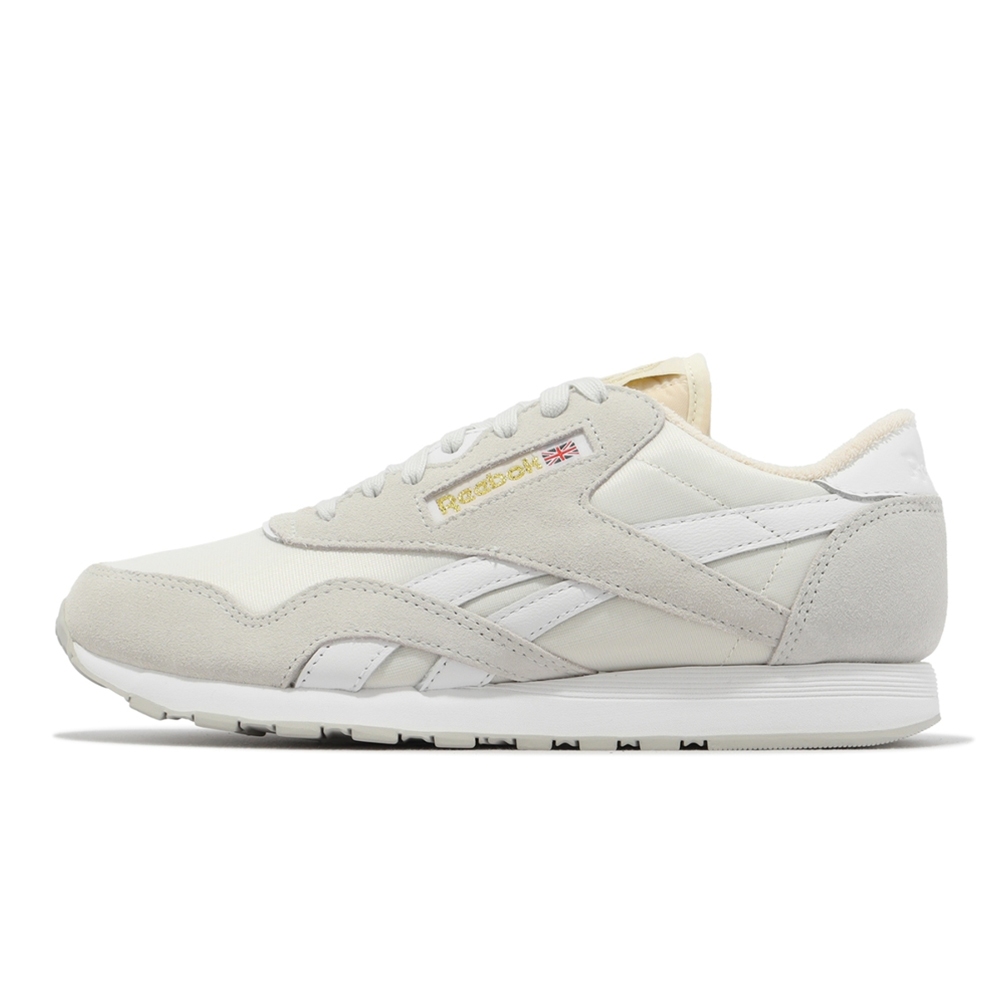 REEBOK CL NYLON 休閒鞋 麂皮 穿搭 復古 50周年紀念 白 100073830 23FW 【樂買網】, , large