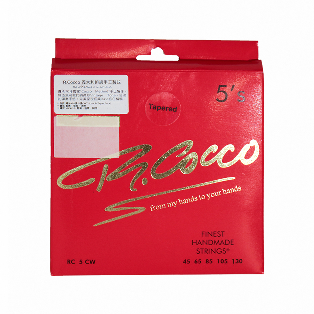 Richard Cocco RC5CWT-S 45-130T 手工電貝斯弦 五弦 鋼弦【敦煌樂器】, , large