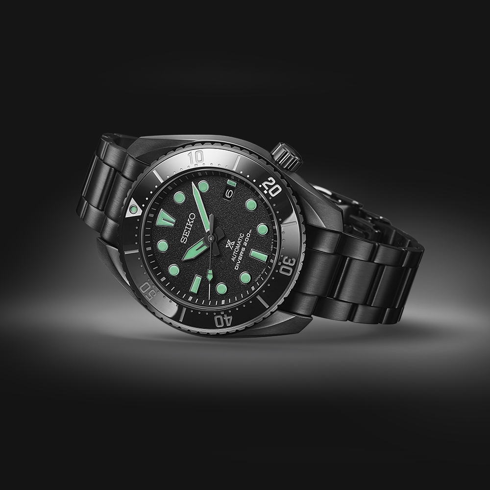 SEIKO 精工 Prospex 限量 黑潮夜視 200米機械錶 SPB433J1/6R35-03A0SD, , large