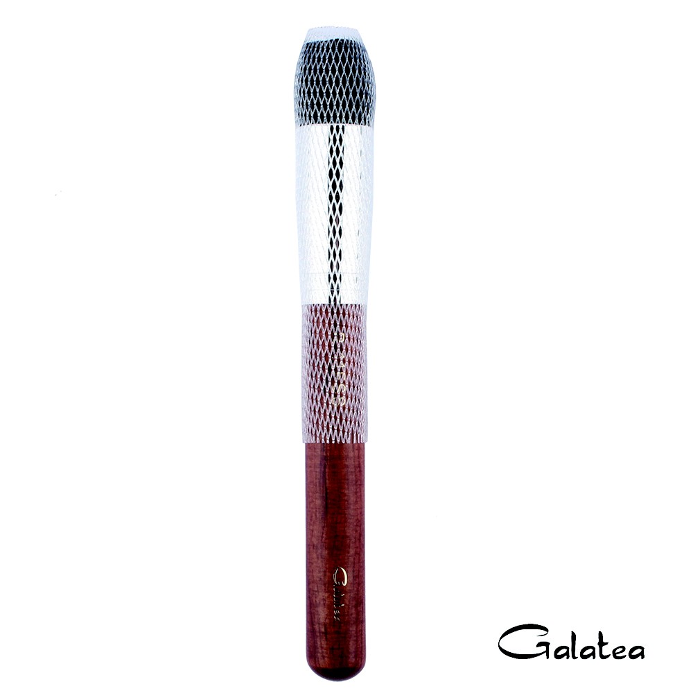 【Galatea葛拉蒂】 紅木系列R11FSS 尖鋒羊毛平口腮紅修容兩用刷, , large